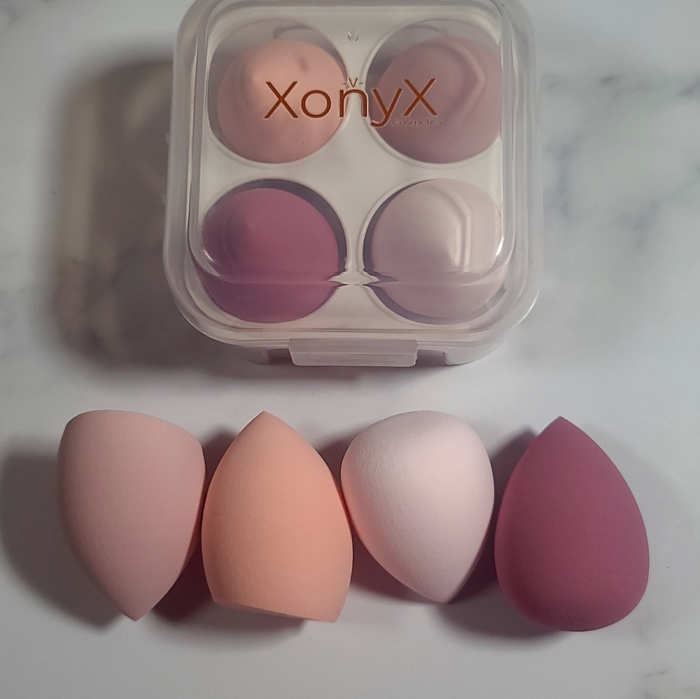 XonyX-V- 4 pc Tan Color Cosmetic sponge set